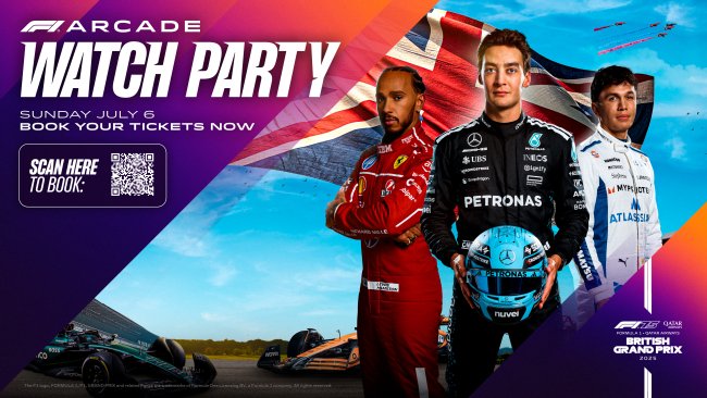 Official F1® Arcade Silverstone Watch Party 